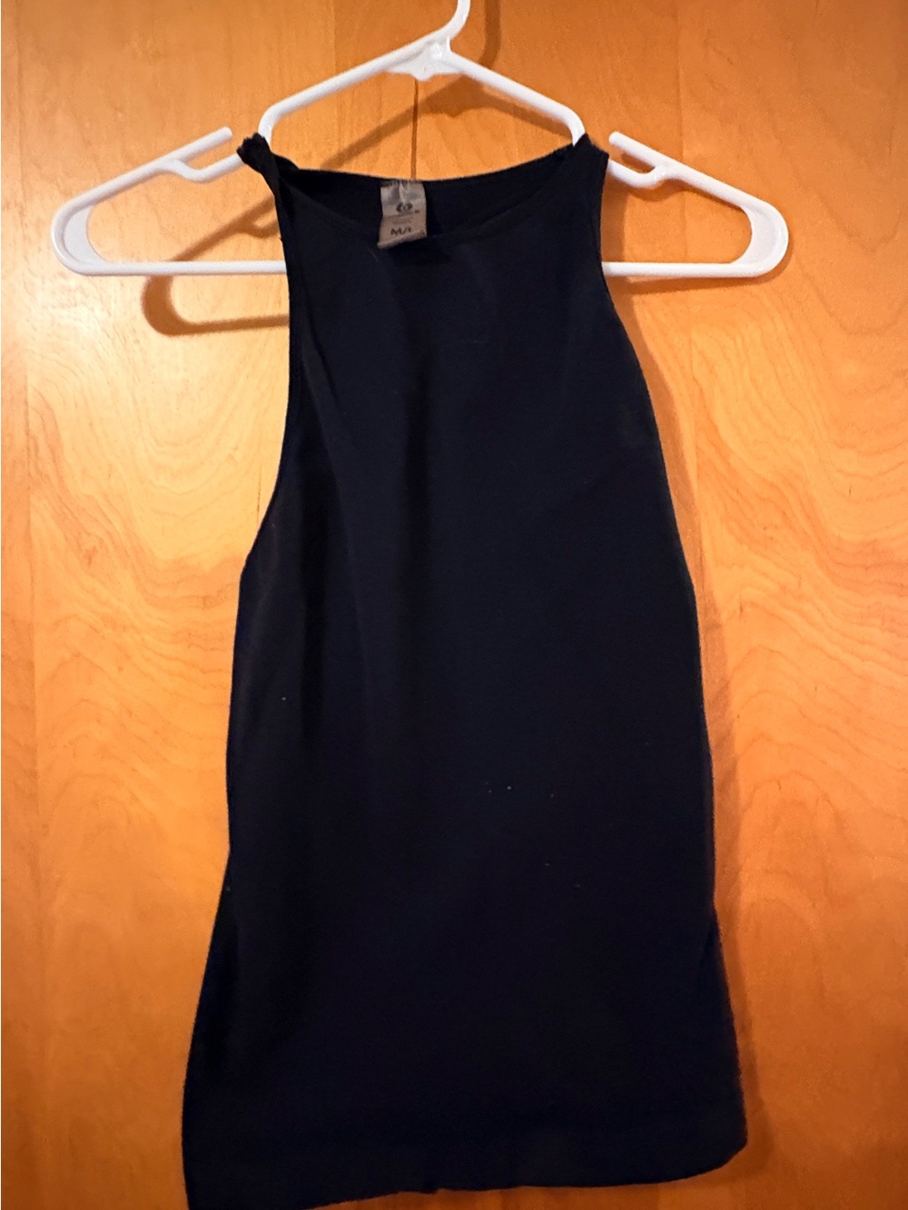 Black High Neck Sleeveless Tank Top